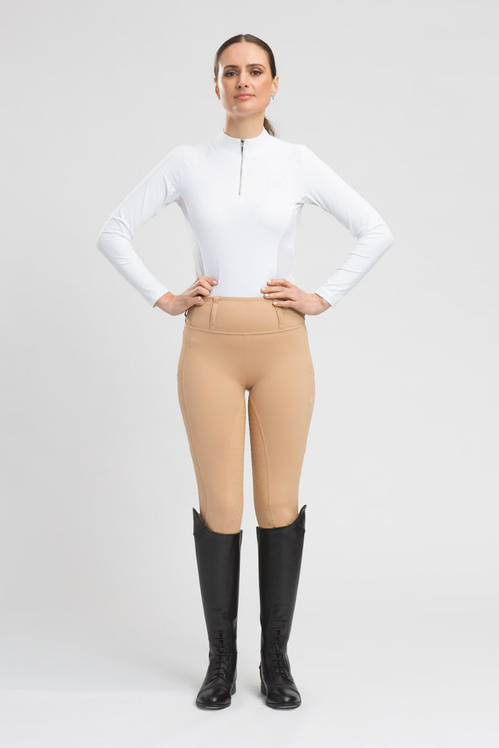 Competition Honeycomb Technical Tights - Sandstone