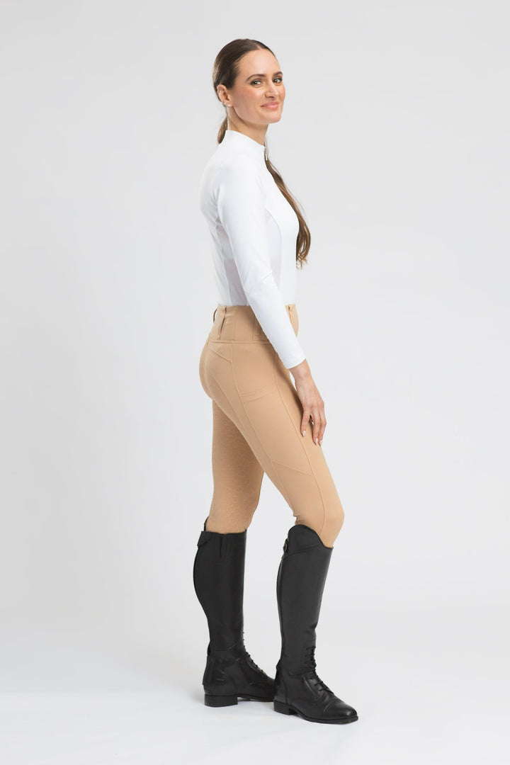 Competition Honeycomb Technical Tights - Sandstone