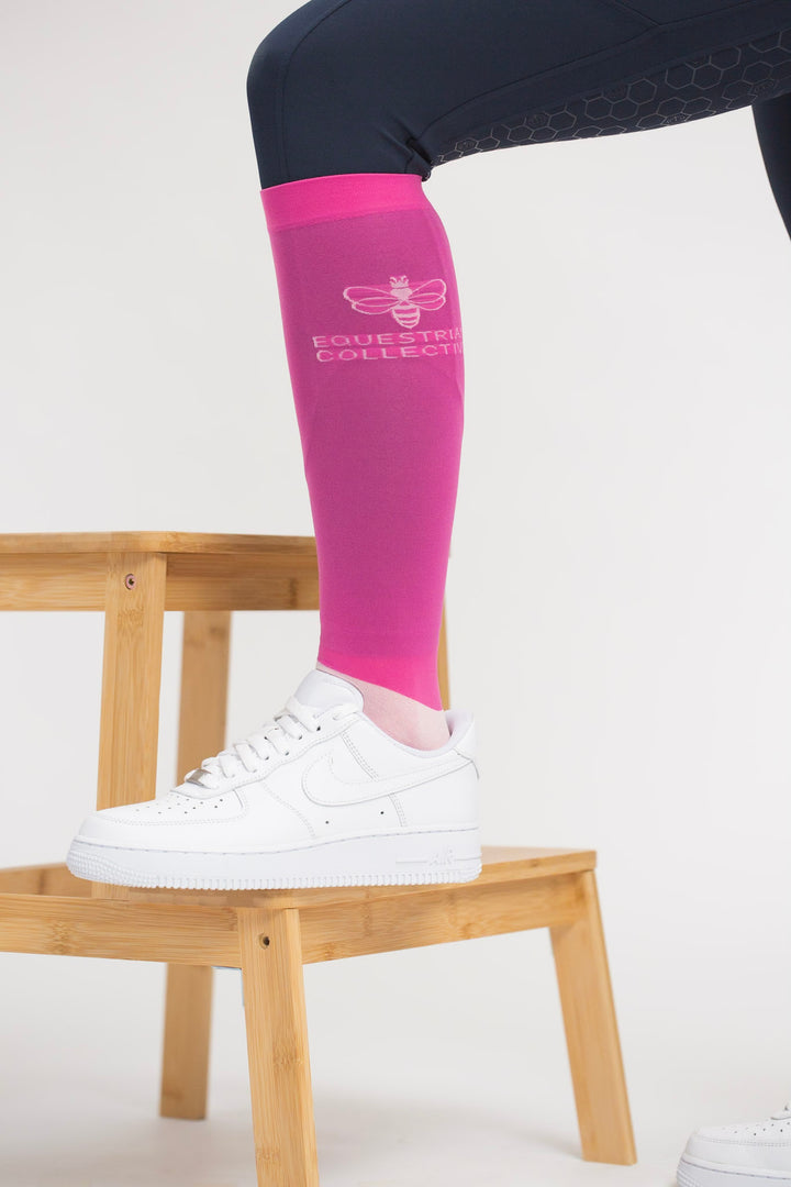 Ultra Thin Long Socks 2pk - Pink Fizz