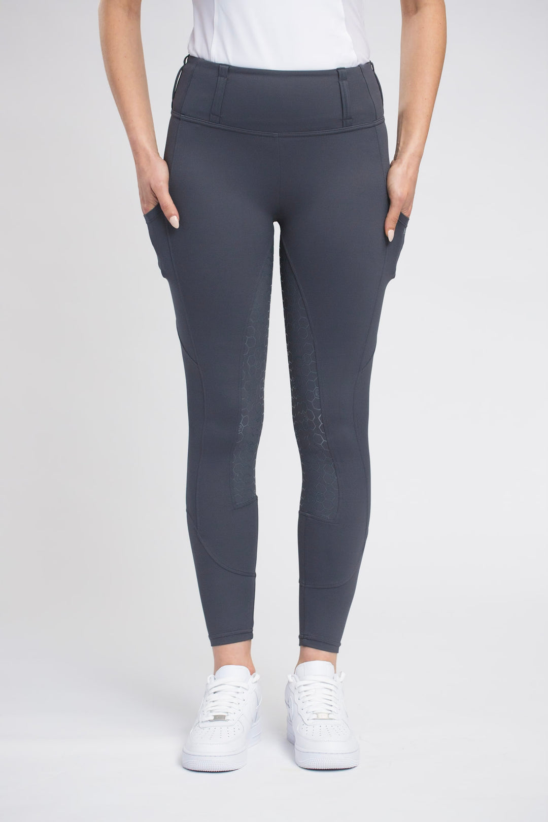 Honeycomb Technical Tights - Mountain Grey