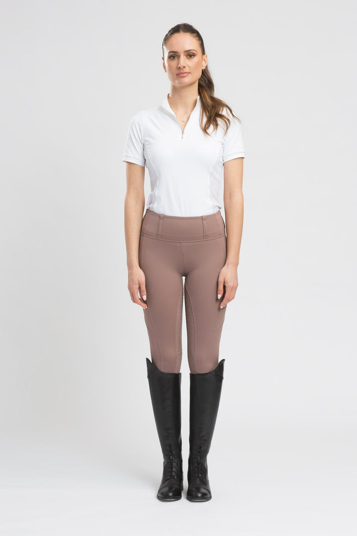 Honeycomb Technical Tights - Dusty Rose