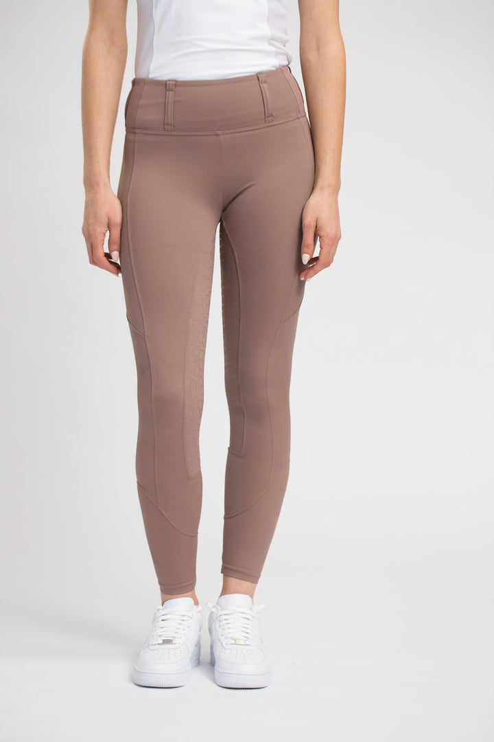 Honeycomb Technical Tights - Dusty Rose