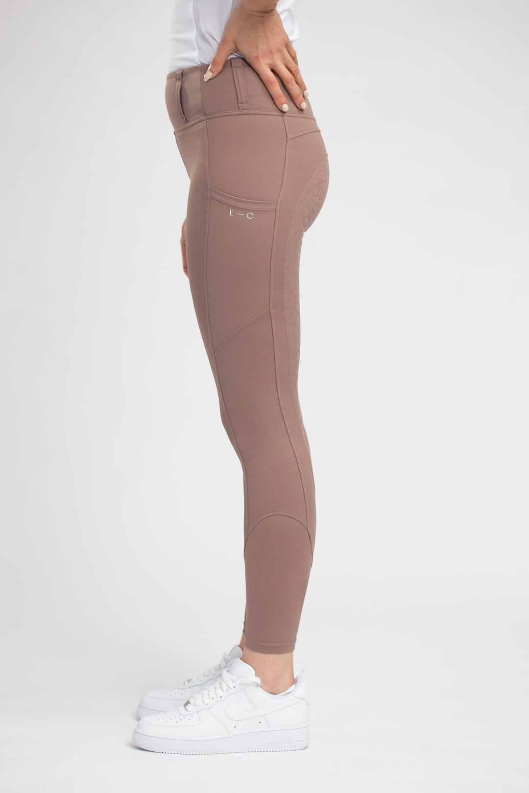 Honeycomb Technical Tights - Dusty Rose