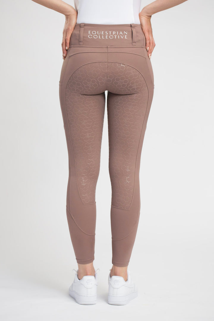 Honeycomb Technical Tights - Dusty Rose