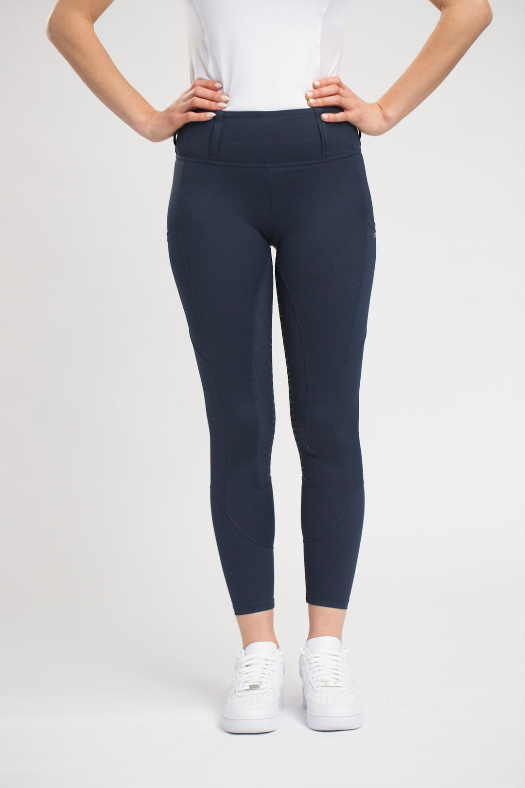 Honeycomb Technical Tights - Navy