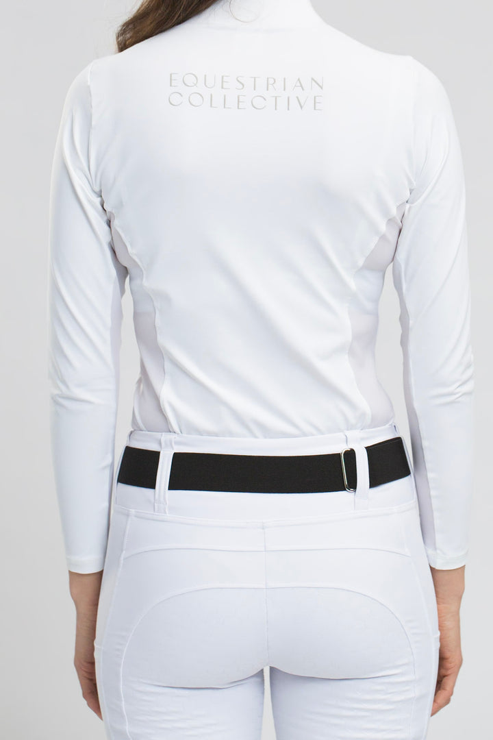 Mesh Base Layer - White Long Sleeve