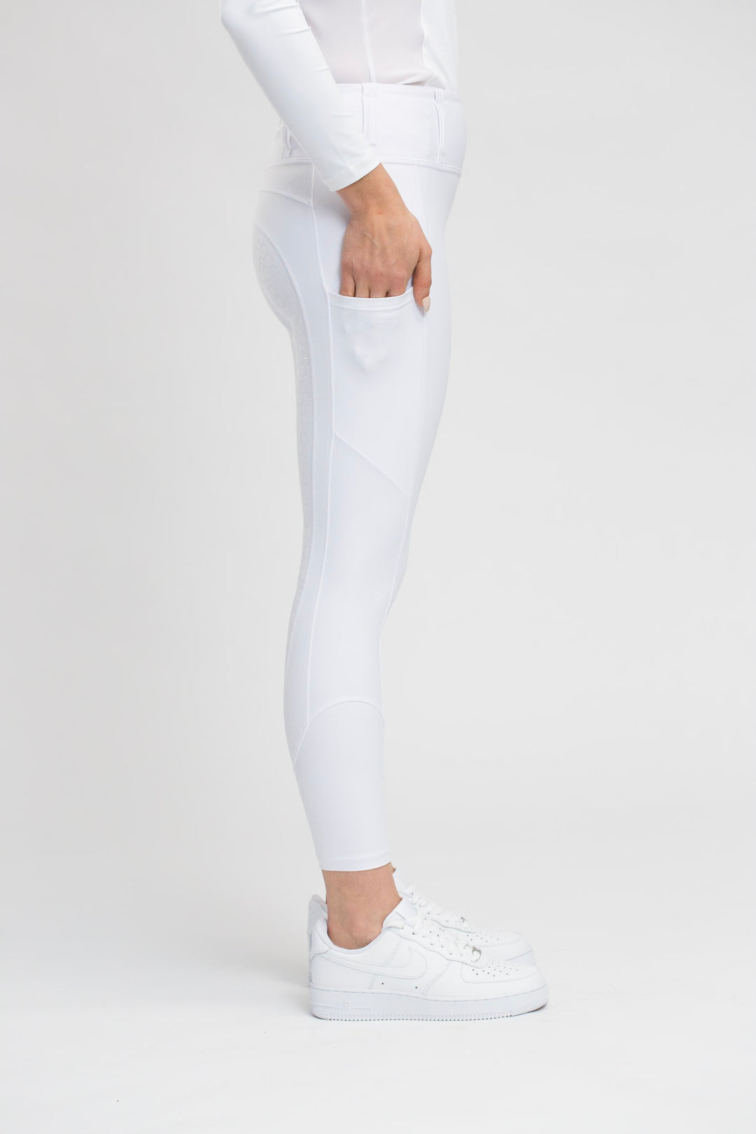 Competition Honeycomb Technical Tights - White