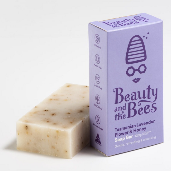 Tasmanian Lavender Flower & Honey SOAP BAR