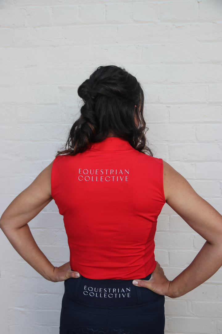 Mesh Base Layer - Rebel Red Sleeveless