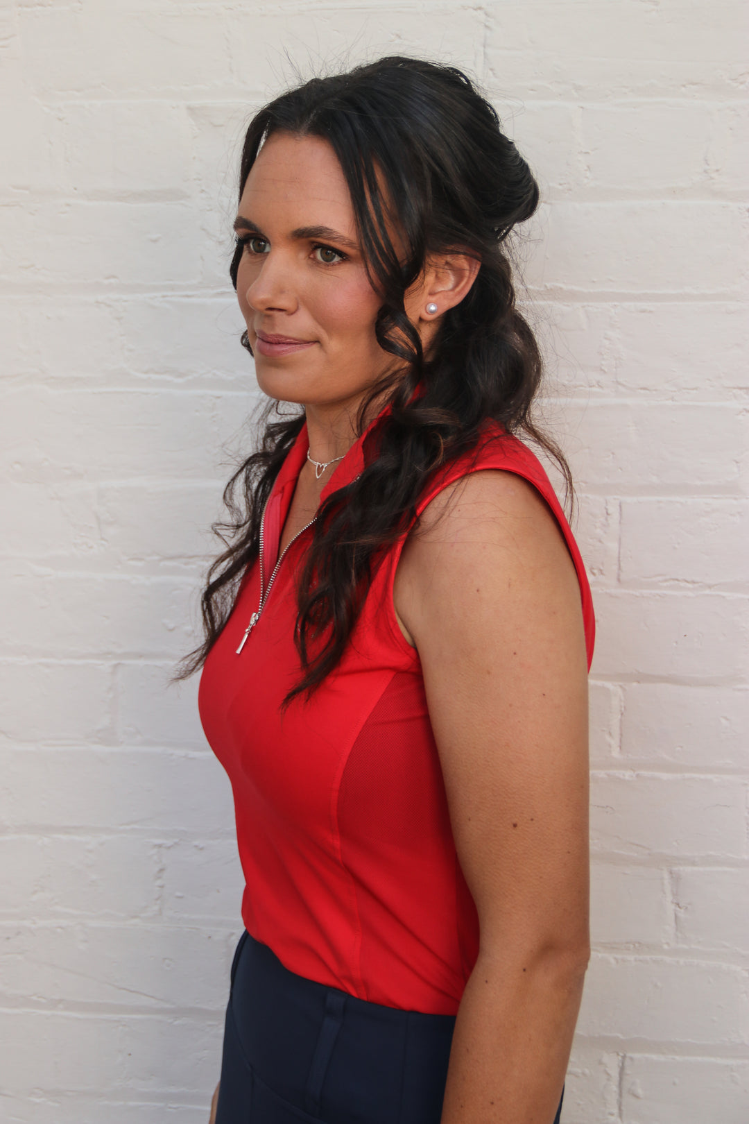 Mesh Base Layer - Rebel Red Sleeveless