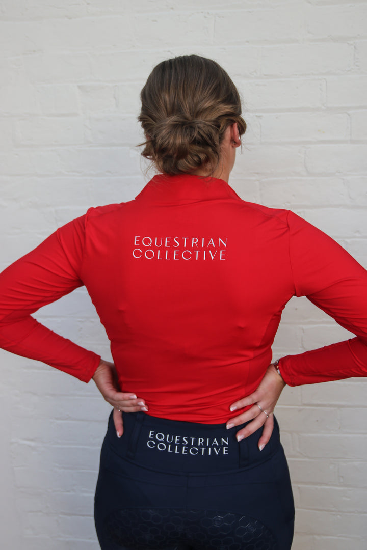 Mesh Base Layer - Rebel Red Long Sleeve