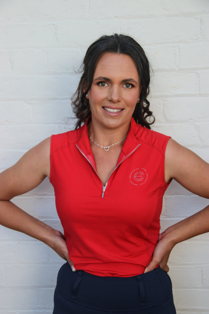 Mesh Base Layer - Rebel Red Sleeveless