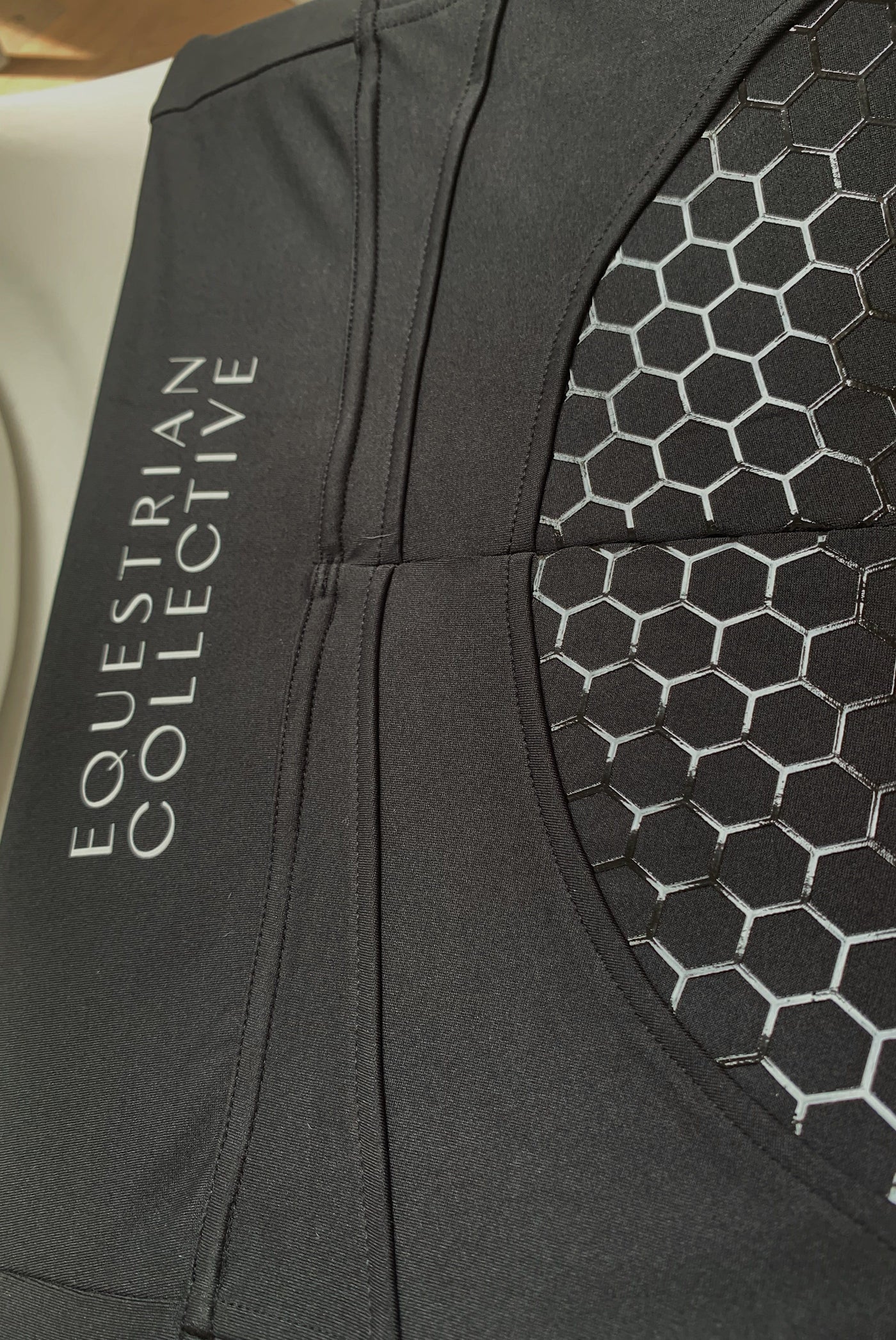 Honeycomb Technical Tights: Classic Black-Pants-Equestrian Collective